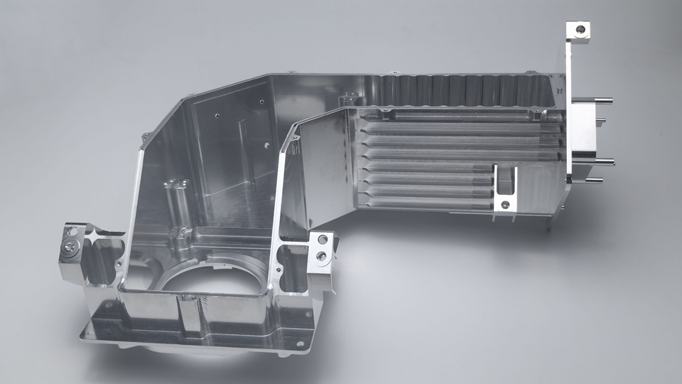 Conductive anodized aluminum parts