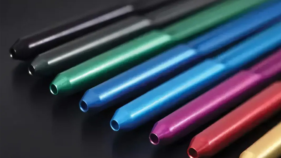 Anodizing finish sample