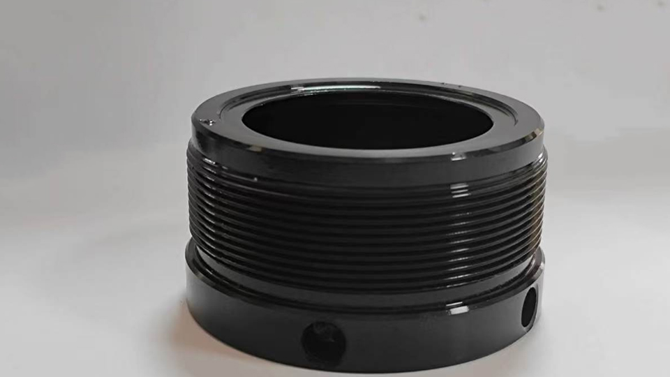 Black oxide finish sample
