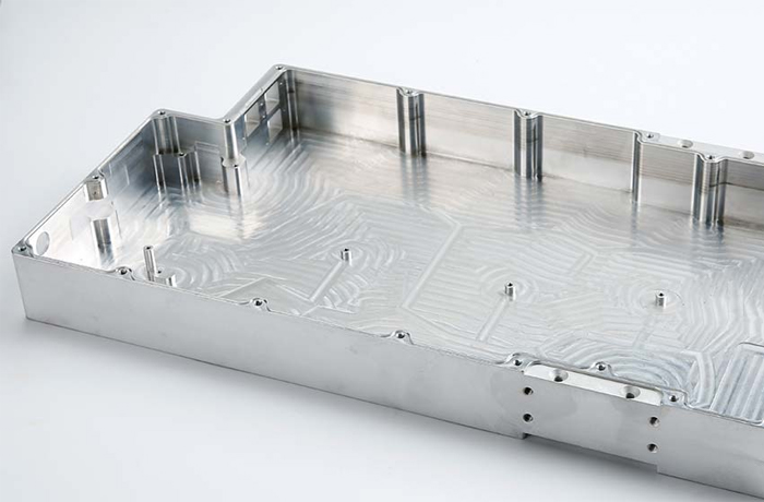 As Machined finish on a CNC machined part