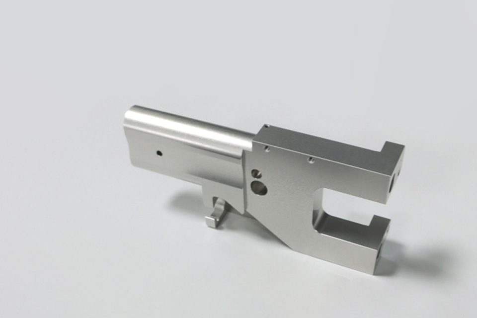 Hard Anodizing finish on a CNC machined part