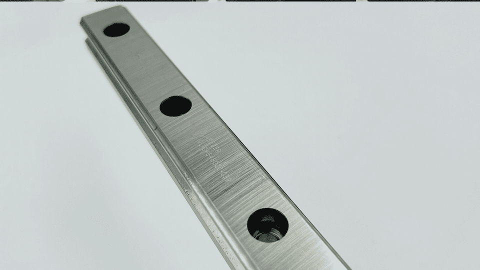 Hard chrome plating finish sample