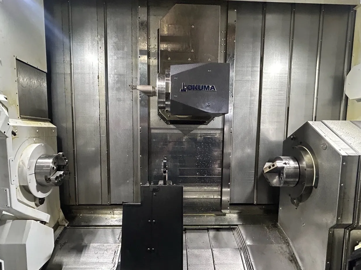 Horizontal Mill-Turn Machines spindle and workholding layout
