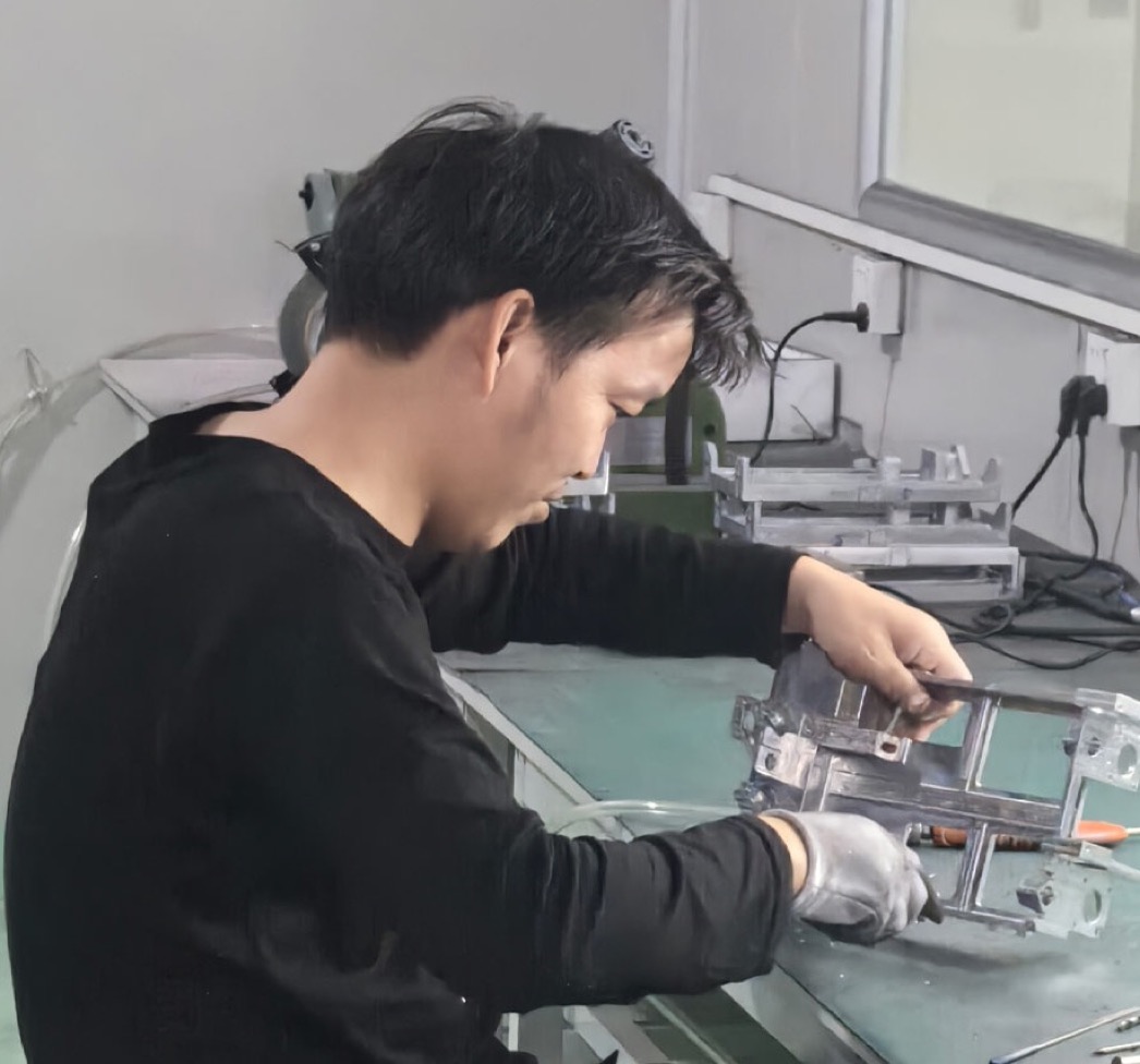Plyconn technician completing a hands-on quality review